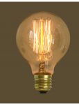 Lampada de Filamento LED G80 Retro Vintage