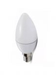 Lampada LED Vela 5w E14 Leitosa Sem Bico Branco Frio