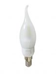 Lampada LED Vela 5w E14 Leitosa Com Bico Branco Frio