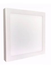 Plafon LED Sobrepor Quadrado 42w 40x40 Branco Frio