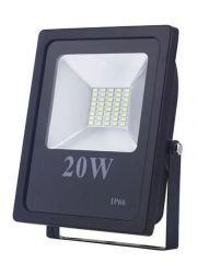Refletor LED 20w Holofote MicroLED SMD Branco Frio