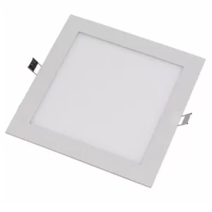 Plafon LED Embutir Quadrado 12w Branco Frio