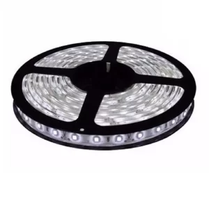 Fita de Led 5050 60 Leds por metro IP65 Rolo 5m Branco Frio 12V