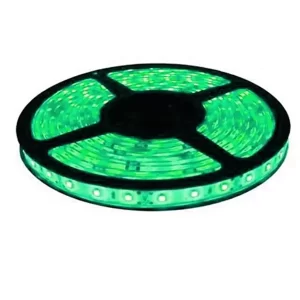 Fita de Led 5050 60 Leds por metro IP65 Rolo 5m Verde 12V