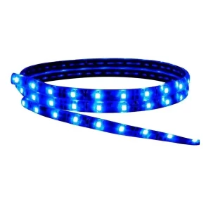 Fita de Led 5050 60 Leds por metro IP65 Rolo 5m Azul 12V