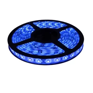 Fita de Led 5050 60 Leds por metro IP65 Rolo 5m Azul 12V
