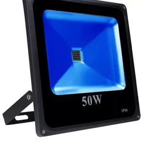 Refletor LED 50w Holofote SMD Azul Prova d'água