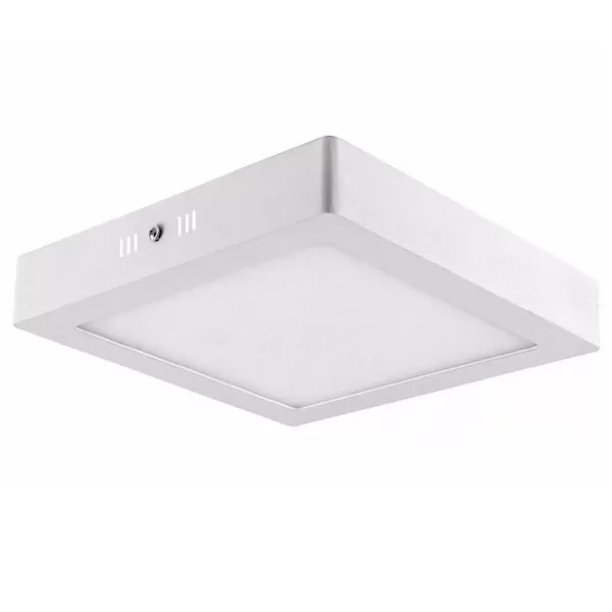 Plafon LED Sobrepor Quadrado 25w Branco Quente