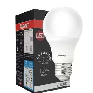 Lampada LED Bulbo 12w e27 Branco Frio Avant