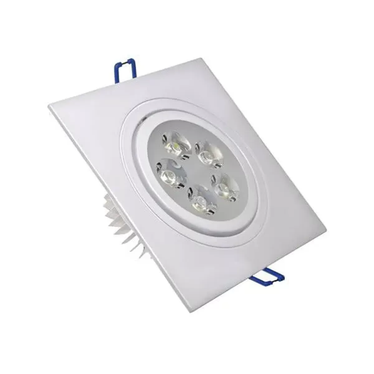 Spot LED Embutir Quadrado 5w SMD Direcionável Branco Frio