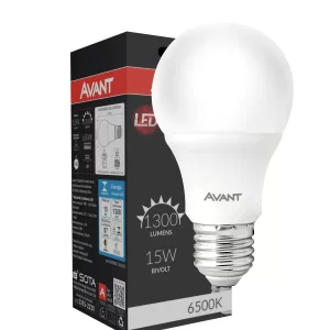 Lampada LED Bulbo 15w e27 Branco Frio Avant