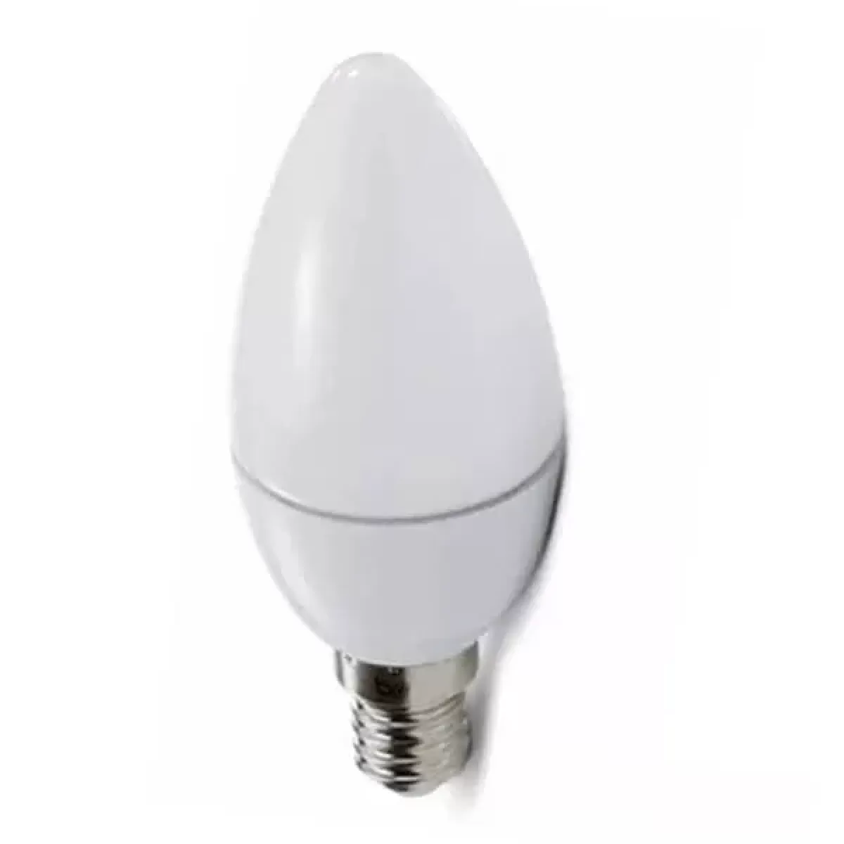 Lampada LED Vela 5w E14 Leitosa Sem Bico Branco Frio