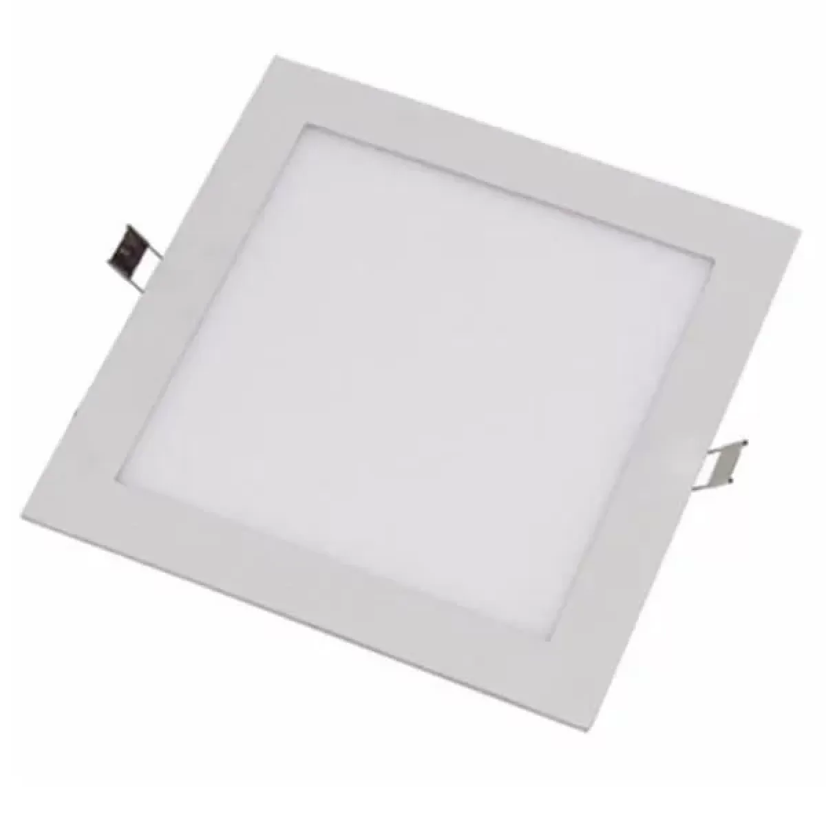 Plafon LED Embutir Quadrado 18w Branco Quente