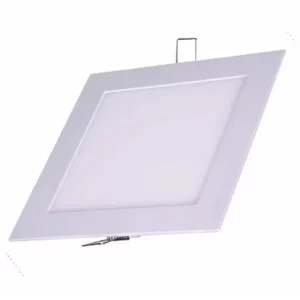 Plafon LED Embutir Quadrado 12w Branco Quente