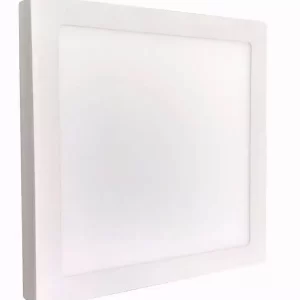 Plafon LED Sobrepor Quadrado 42w 40x40 Branco Frio