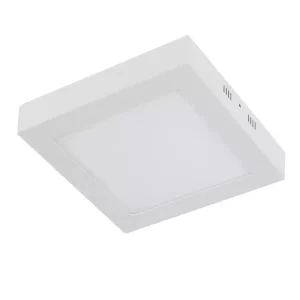 Plafon LED Sobrepor Quadrado 6w Branco Quente