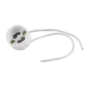 Soquete Gu10 Com Rabicho Dicroica Base Gu10 Led E Halógena