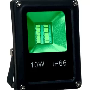 Refletor LED 10W Holofote SMD Verde Prova d'água
