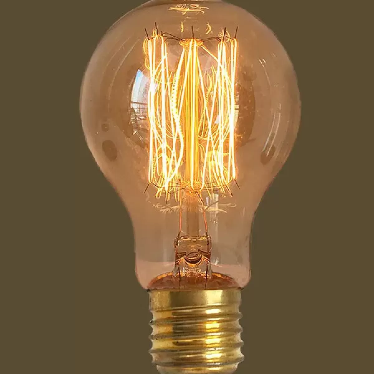 Lampada de Filamento LED A19 Retro Vintage