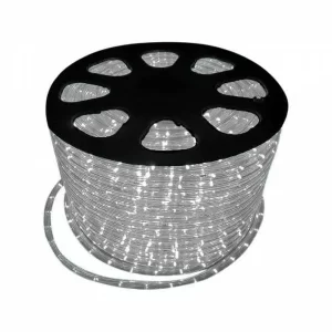 Rolo Mangueira de LED 100 Metros 11mm 24 leds/metro Branco Frio 110v