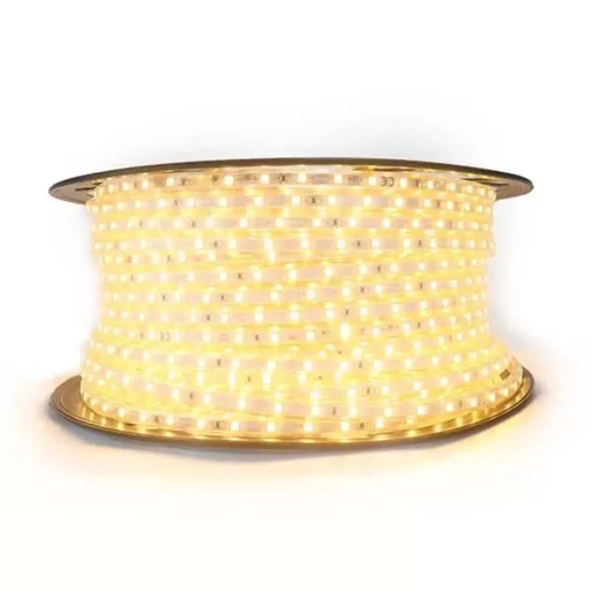 Rolo Mangueira de LED 100 Metros 11mm 24 leds/metro Branco Quente 110v