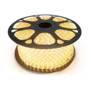 Rolo Mangueira de LED 100 Metros 11mm 24 leds/metro Branco Quente 220v