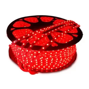 Rolo Mangueira de LED 100 Metros 11mm 24 leds/metro Vermelho 110v