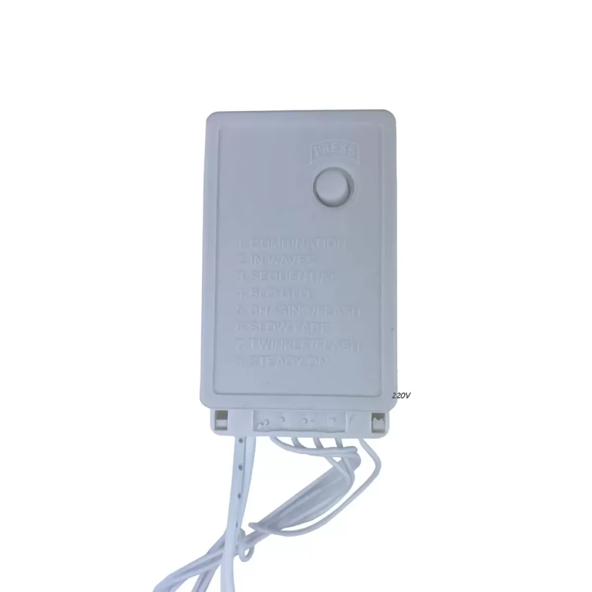 Cascata 8 funções LED 10 Metros com 400 Leds Branco Quente Prova D'água 220v