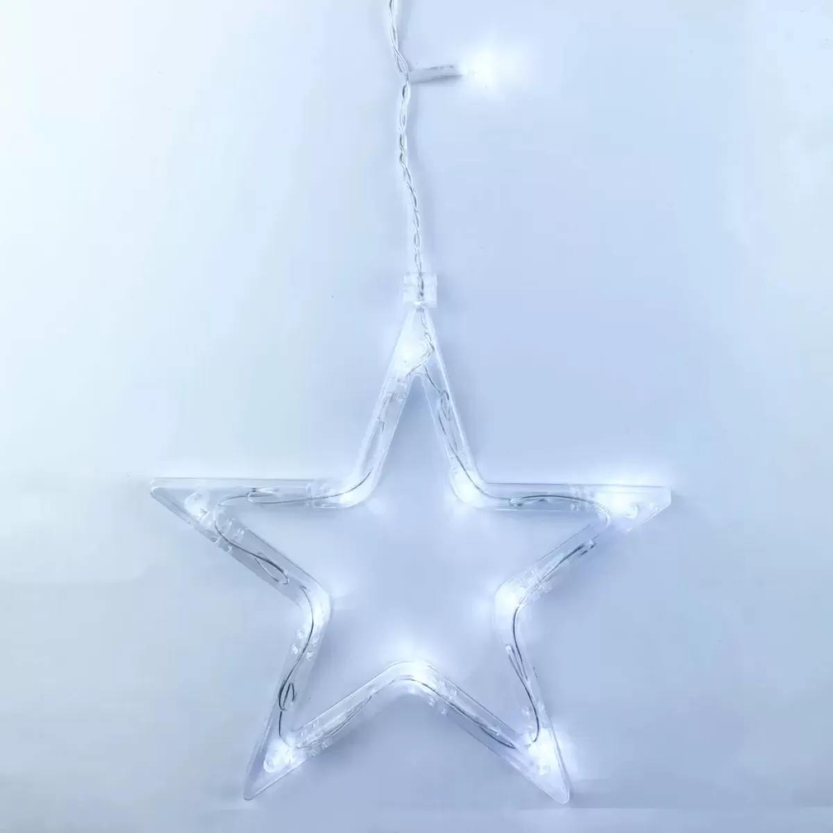 Cascata 8 funções LED Estrela com 138 Leds Colorido 220v