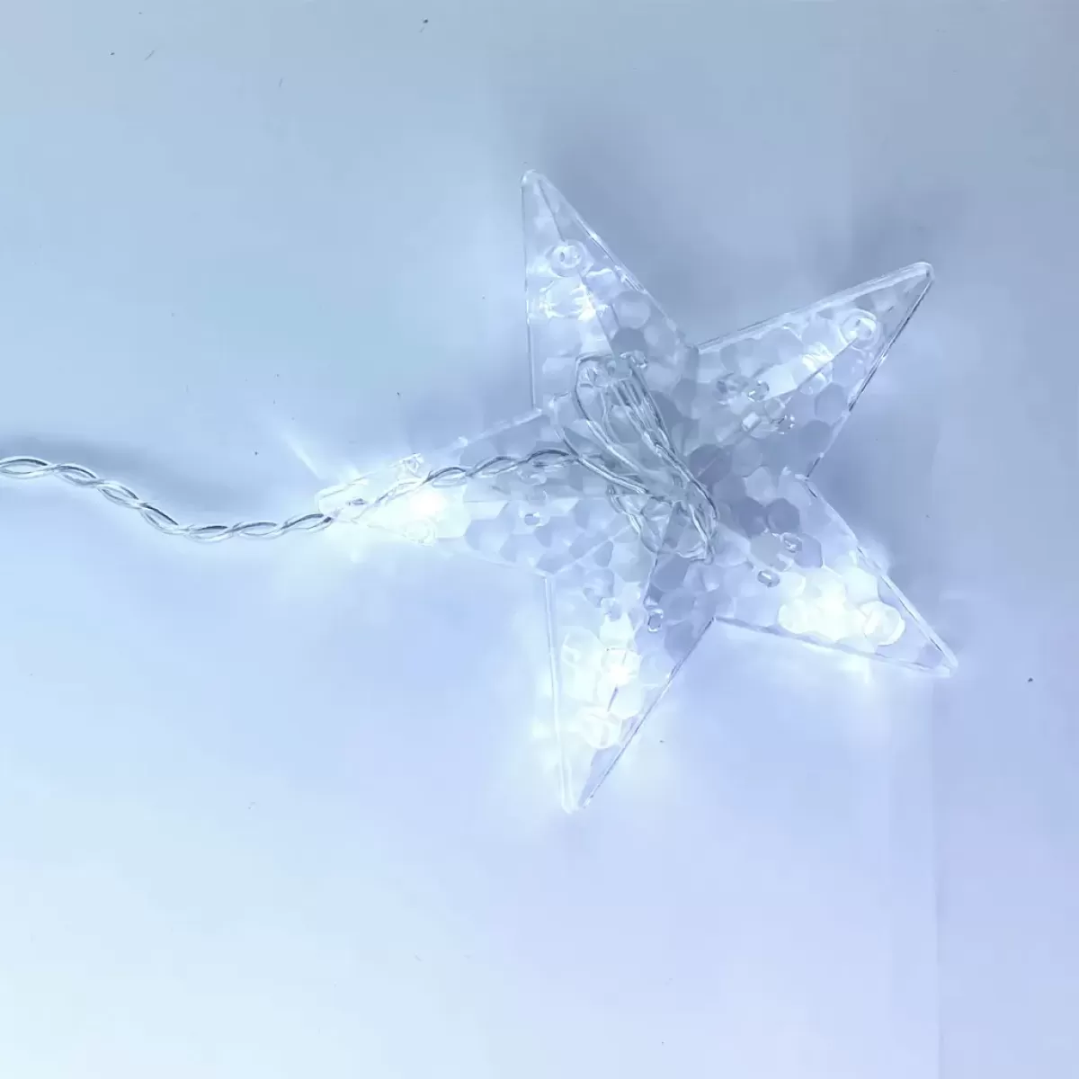 Cascata 8 funções LED Estrela com 138 Leds Azul 220v