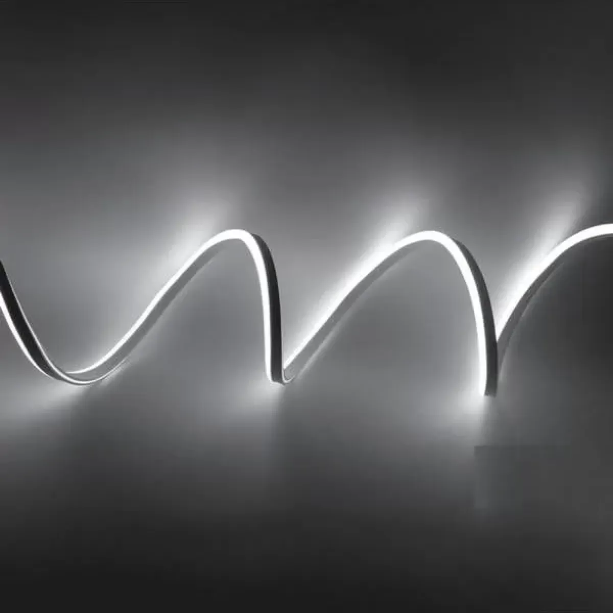 Fita de Led Neon Flex Rolo 50 metros Branco Frio 220v 8MM