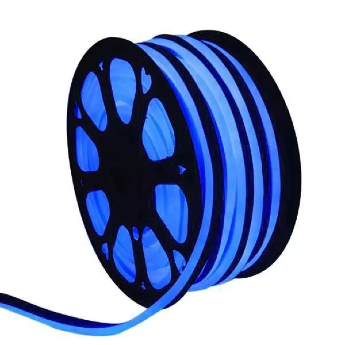 Fita de Led Neon Flex Rolo 50 metros Azul 110v 8MM