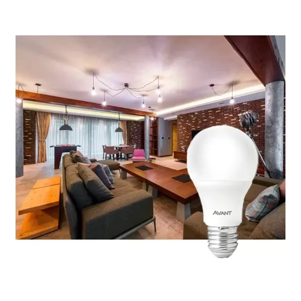 Lampada LED Bulbo 15w e27 Branco Quente