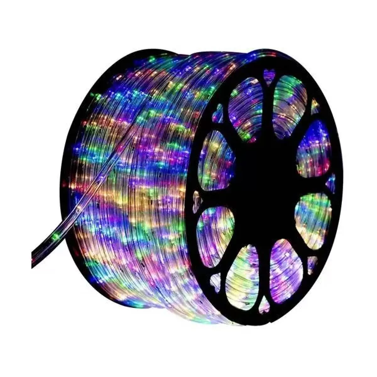 Rolo Mangueira de LED 100 Metros 11mm 24 leds/metro Colorida 220v