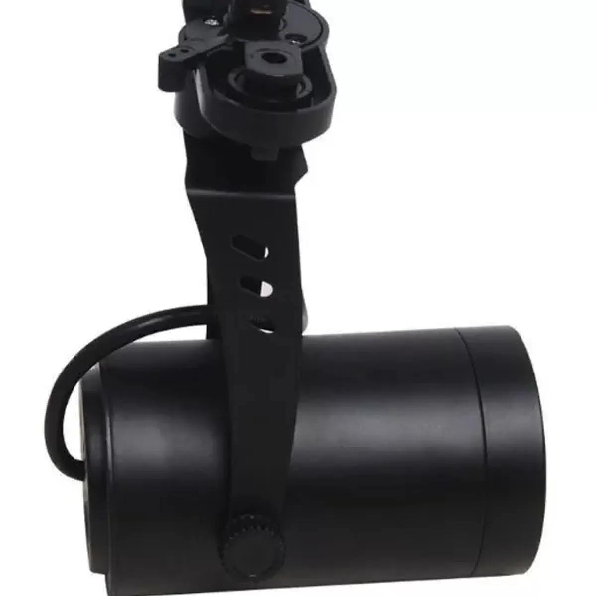 Spot LED Trilho Eletrificado Preto 15w Branco Quente
