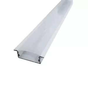 Perfil de LED Embutir Alumínio Natural 2 Metros 24x7mm