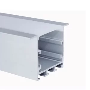 Perfil de LED Embutir Alumínio Natural 2 Metros 50x35mm