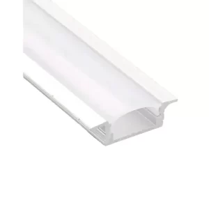 Perfil de LED Embutir Branco 2 Metros 24x7mm