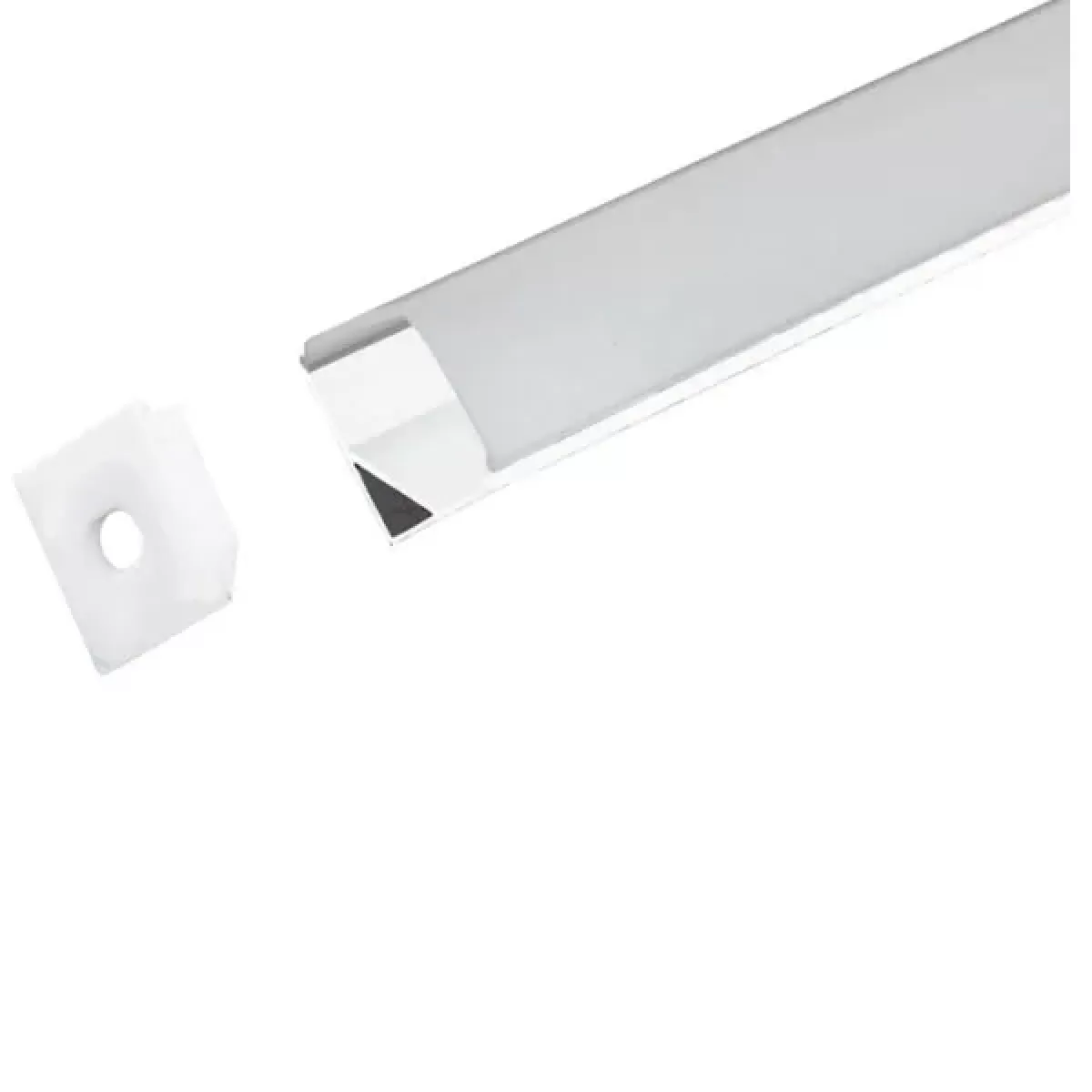 Perfil de LED Sobrepor Branco 3 Metros 16x16mm