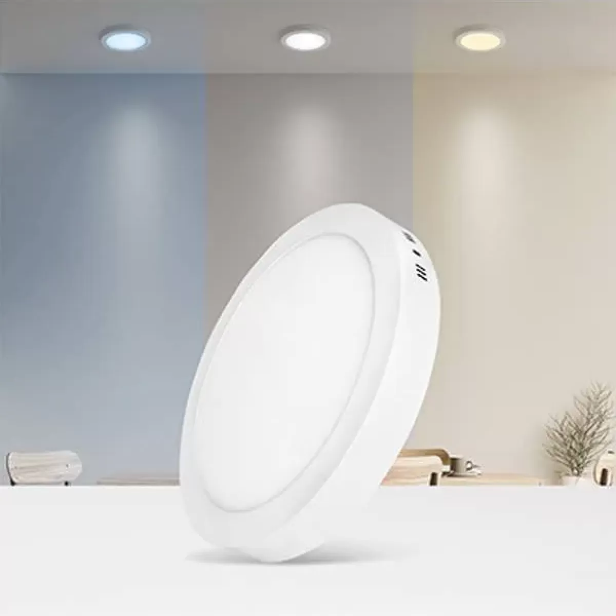 Plafon LED Smart Dimerizavel Sobrepor Redondo 18w Gaya