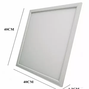 Plafon LED Embutir Quadrado 42w 40x40 Branco Quente
