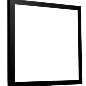 Plafon LED Sobrepor Quadrado 40x40 36w Branco Quente Preto