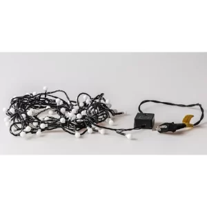 Kit 10 Unidades Pisca Pisca de LED 8 Funções Fio Verde com 100 Leds Branco Frio 220v