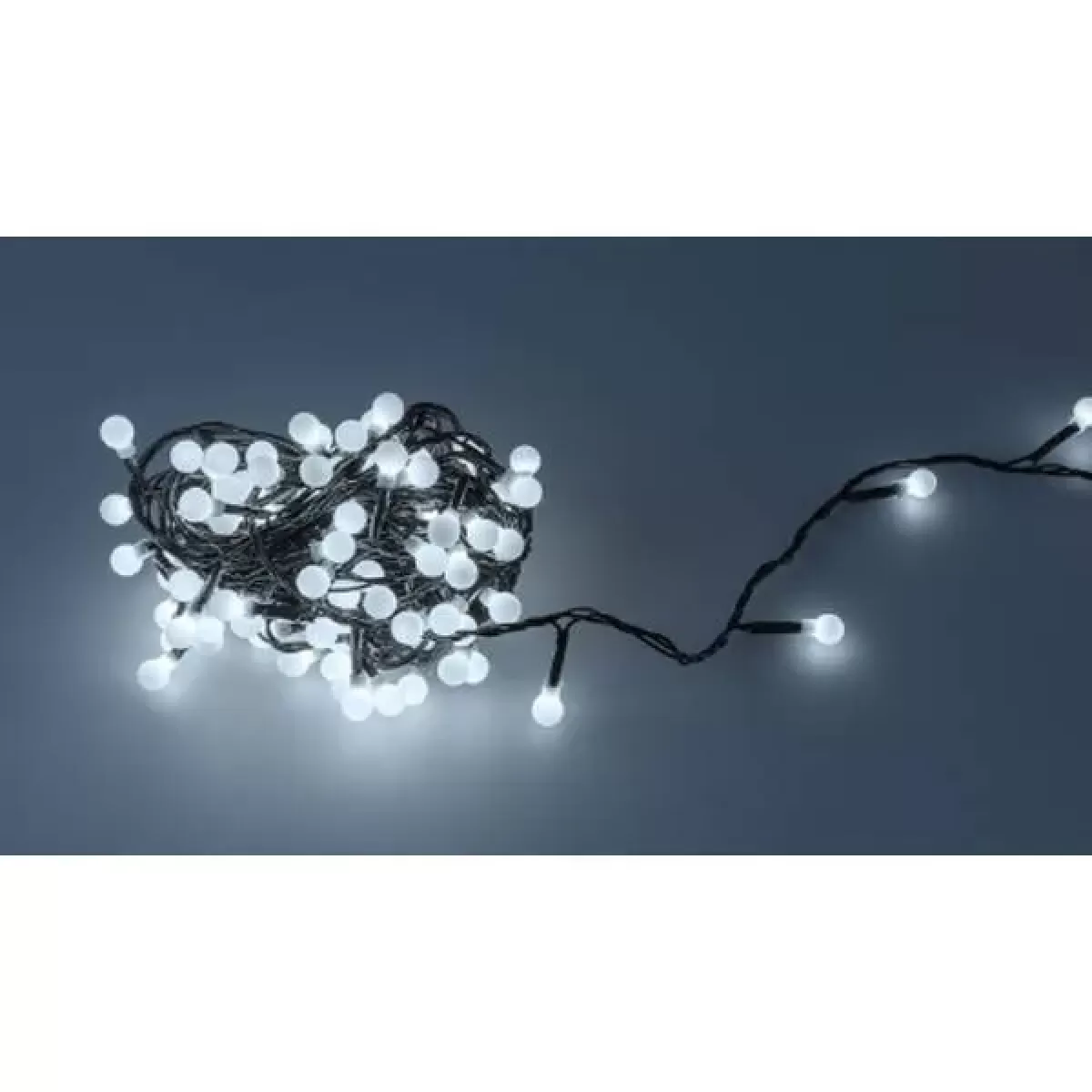 17264 - Kit 10 Unidades Pisca Pisca de LED Fixo Fio Transparente com 100 Leds Branco Frio 220v - Fio 1.8mm Kit 10 Unidades Pisca Pisca de LED Fixo Fio Transparente com 100 Leds Branco Frio 220v - Fio 1.8mm