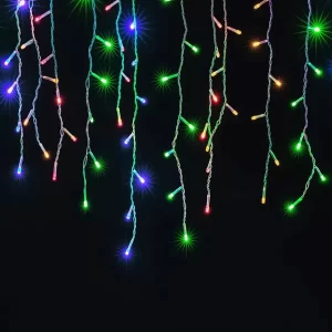 Cascata LED 8 Funções 5 Metros com 200 Leds Colorida 110v