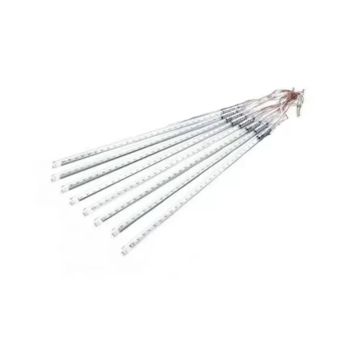Kit 8 Bastões Chuva de Meteoro 50cm Snowfall Branco Frio Bivolt