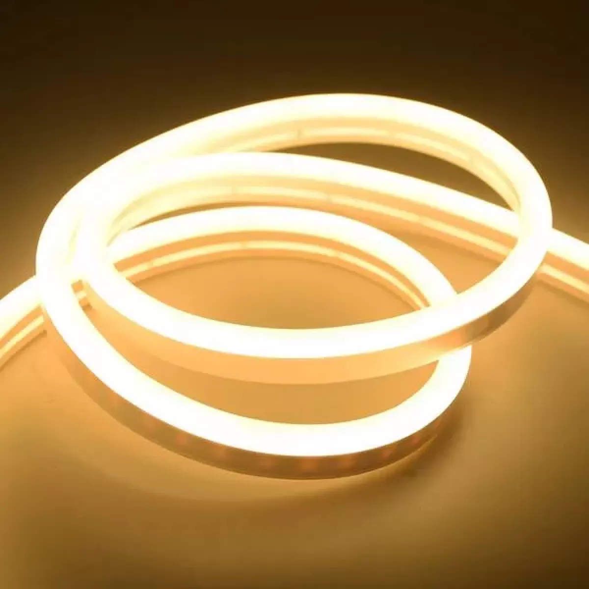 Fita de Led Neon IP67 Rolo 5m Branco Quente 12v
