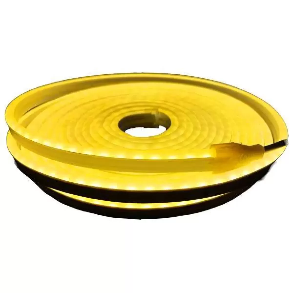 Fita de Led Neon IP67 Rolo 5m Amarela 12v
