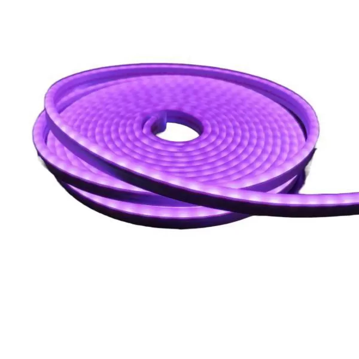 Fita de Led Neon IP67 Roxo Rolo 5m 12v