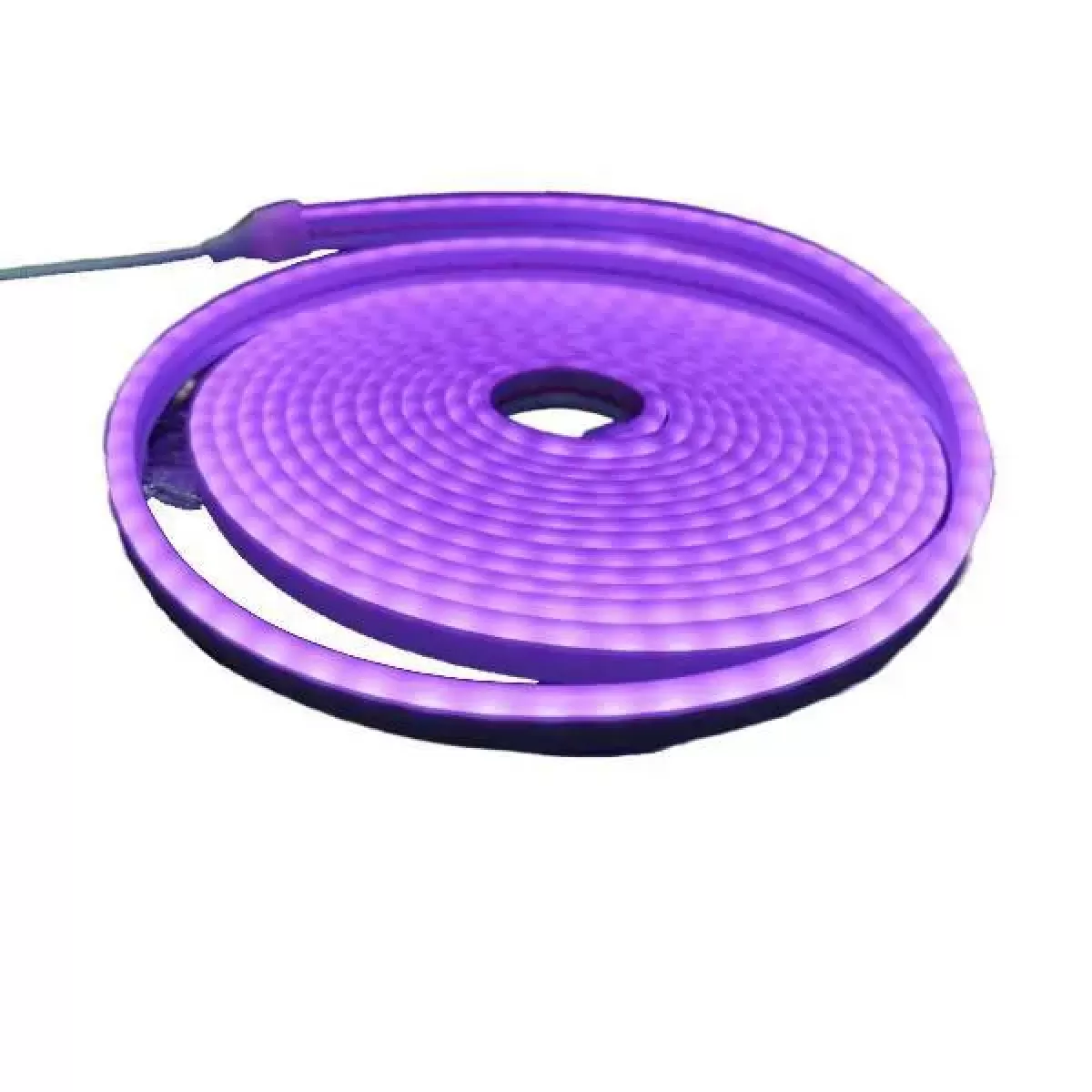Fita de Led Neon IP67 Roxo Rolo 5m 12v